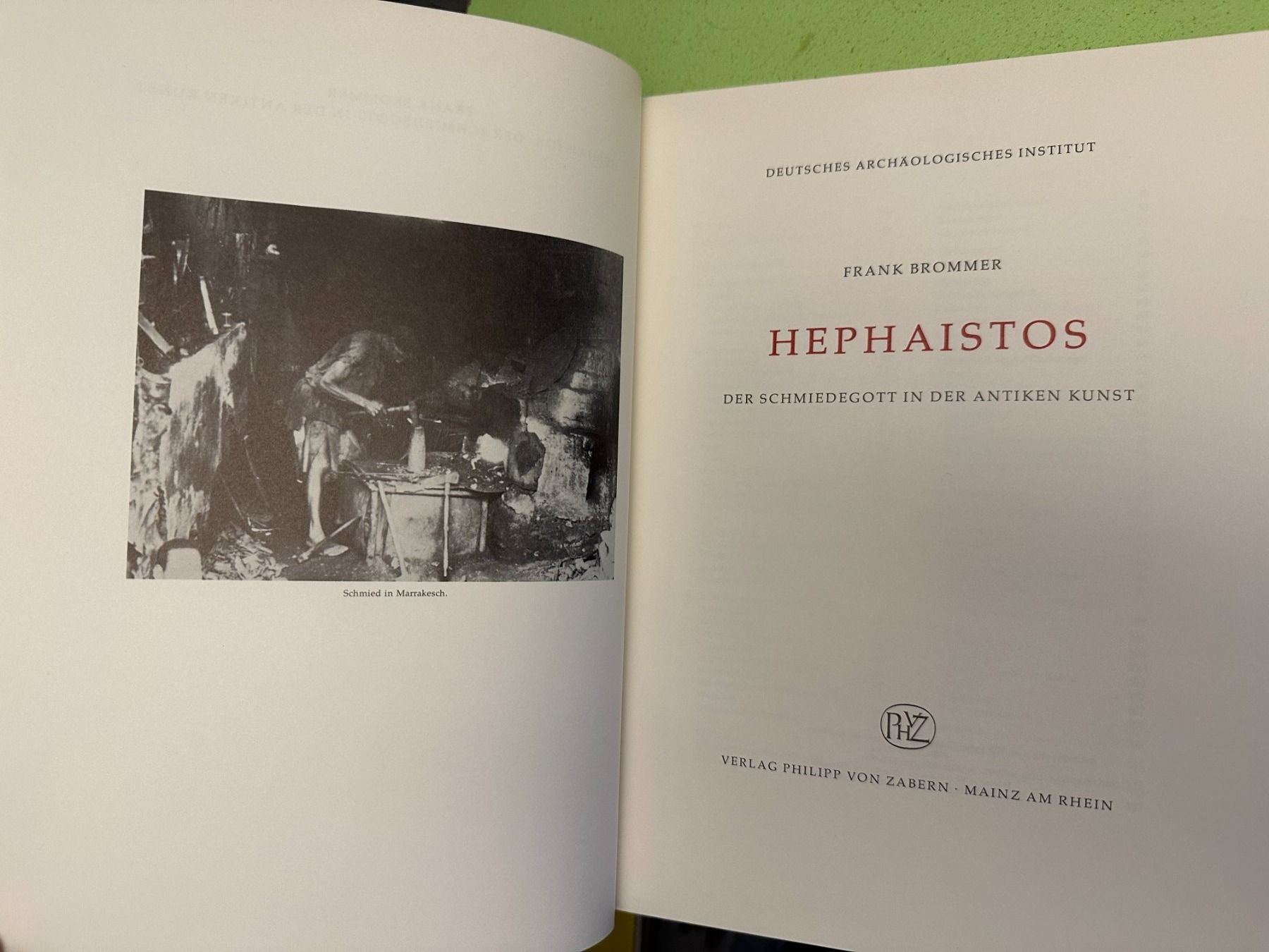Libri: Frank Brommer: Hephaistos. – Usato da Zürich venduto da allp 1