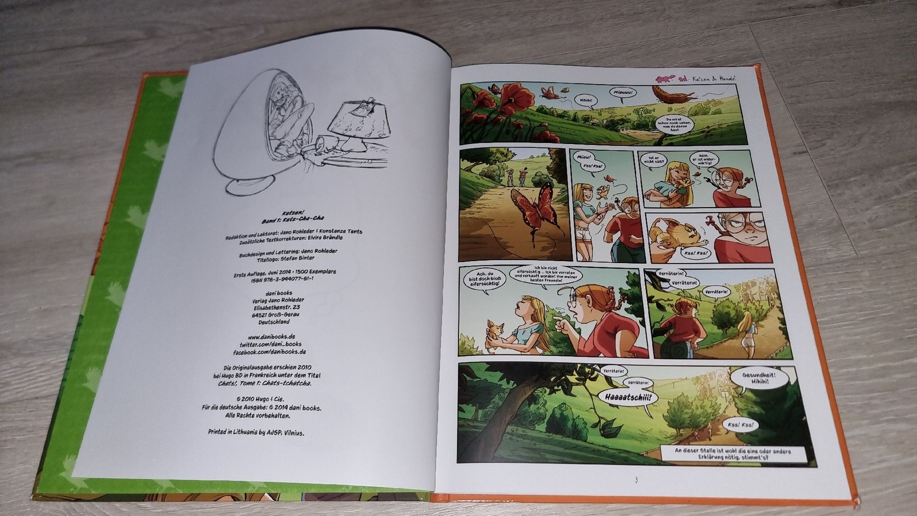 Fumetti: Katzen! Band 3. Katz-G'schichte. Comic. – Usato da Wigoltingen venduto da Zuckerfee84 2