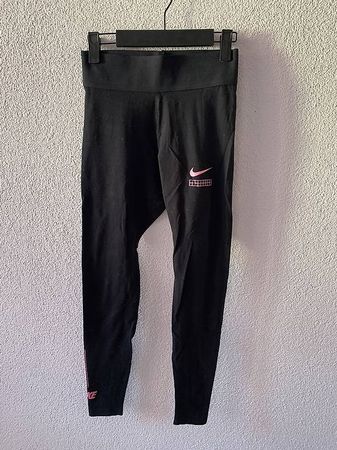 Nike Leggins mit Pinkem Logo
