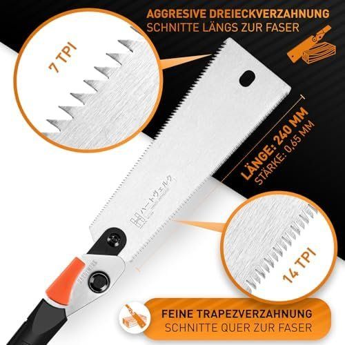 Seghe: Klappbare Japansaege 240mm – Nuovo e nell'imballaggio originale da Hundwil venduto da Equiply 3