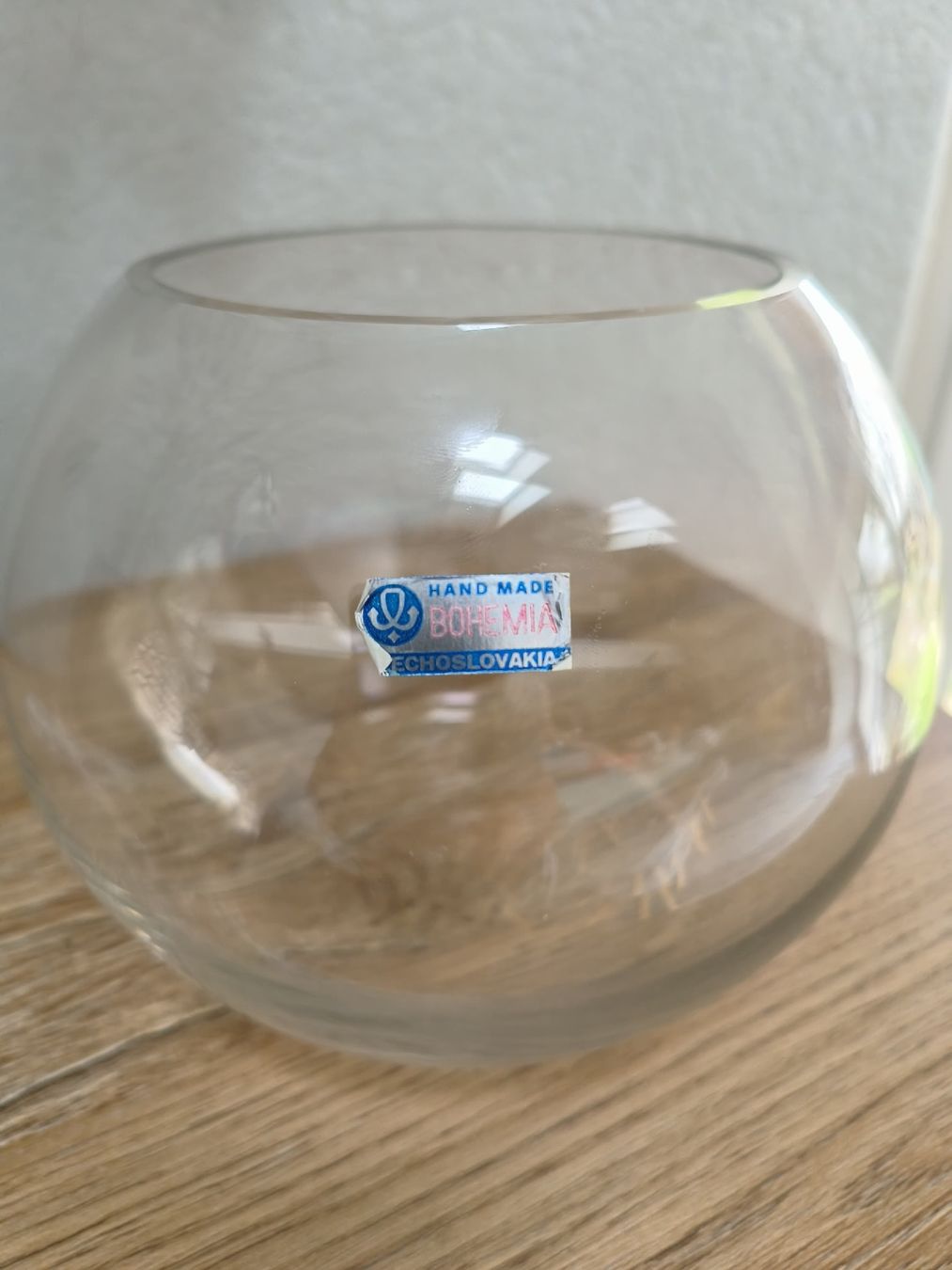 Vasi & Recipienti: vase boule bohème hand made zecholsovakia – Usato da Lignières venduto da Sulyvan