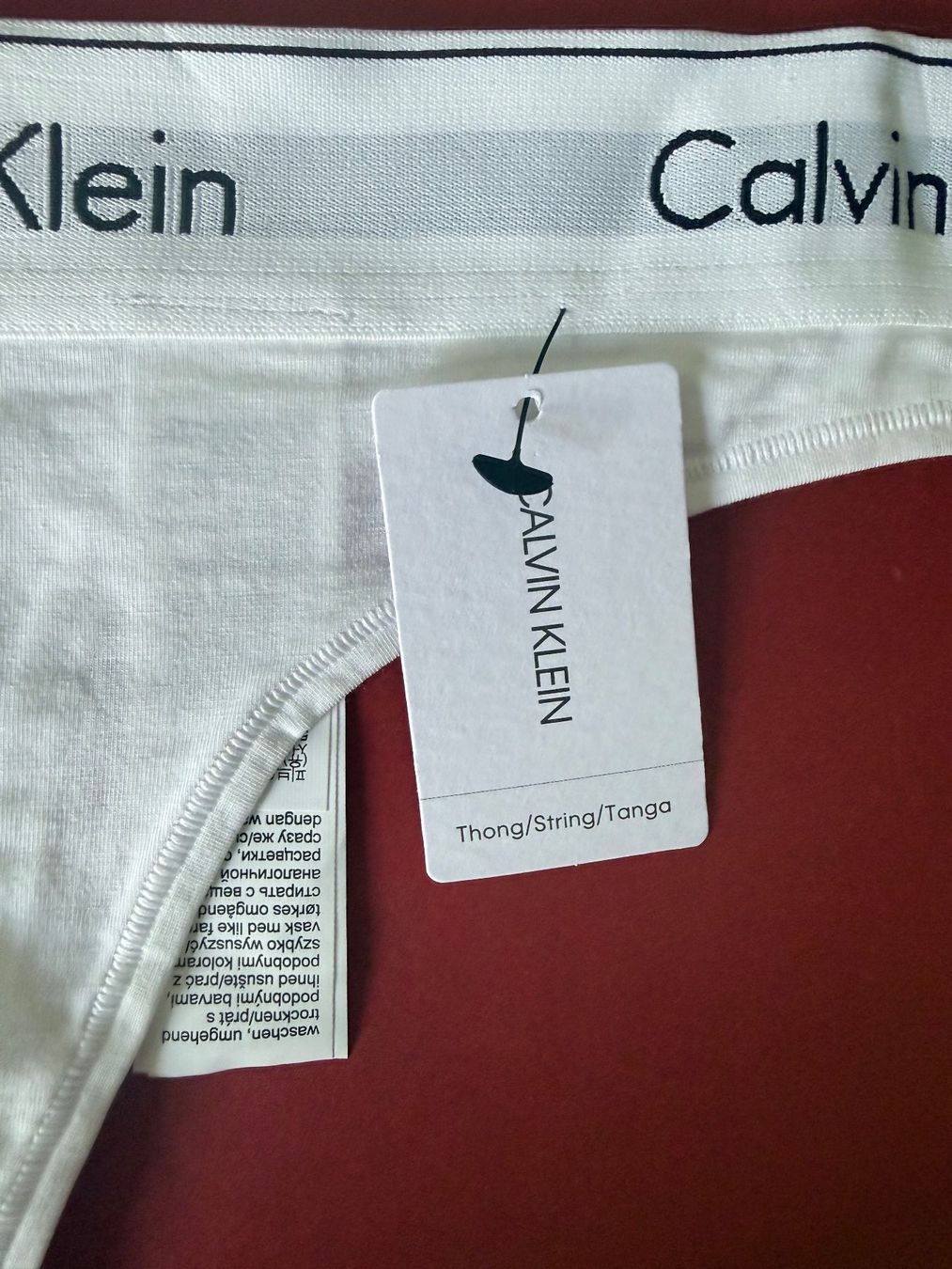Calvin Klein Altra biancheria intima: String, CALVIN KLEIN, Grösse S, 1 Stück in Weiss – Nuovo e nell'imballaggio originale da Rudolfstetten venduto da gst_g7xl 1