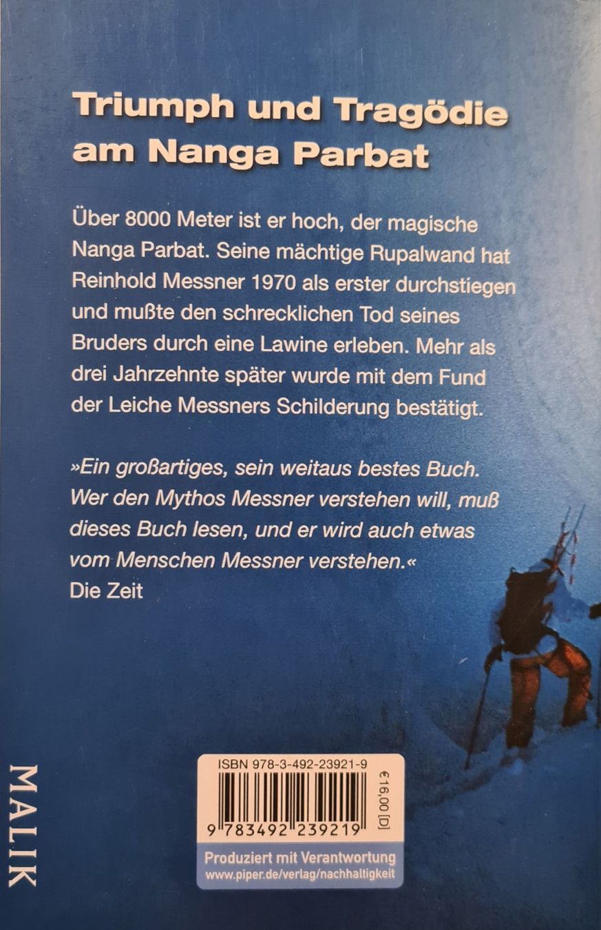 Bücher: Buch Reinhold Messner "Der nackte Berg" – Gebraucht aus Islikon von EFH651 1