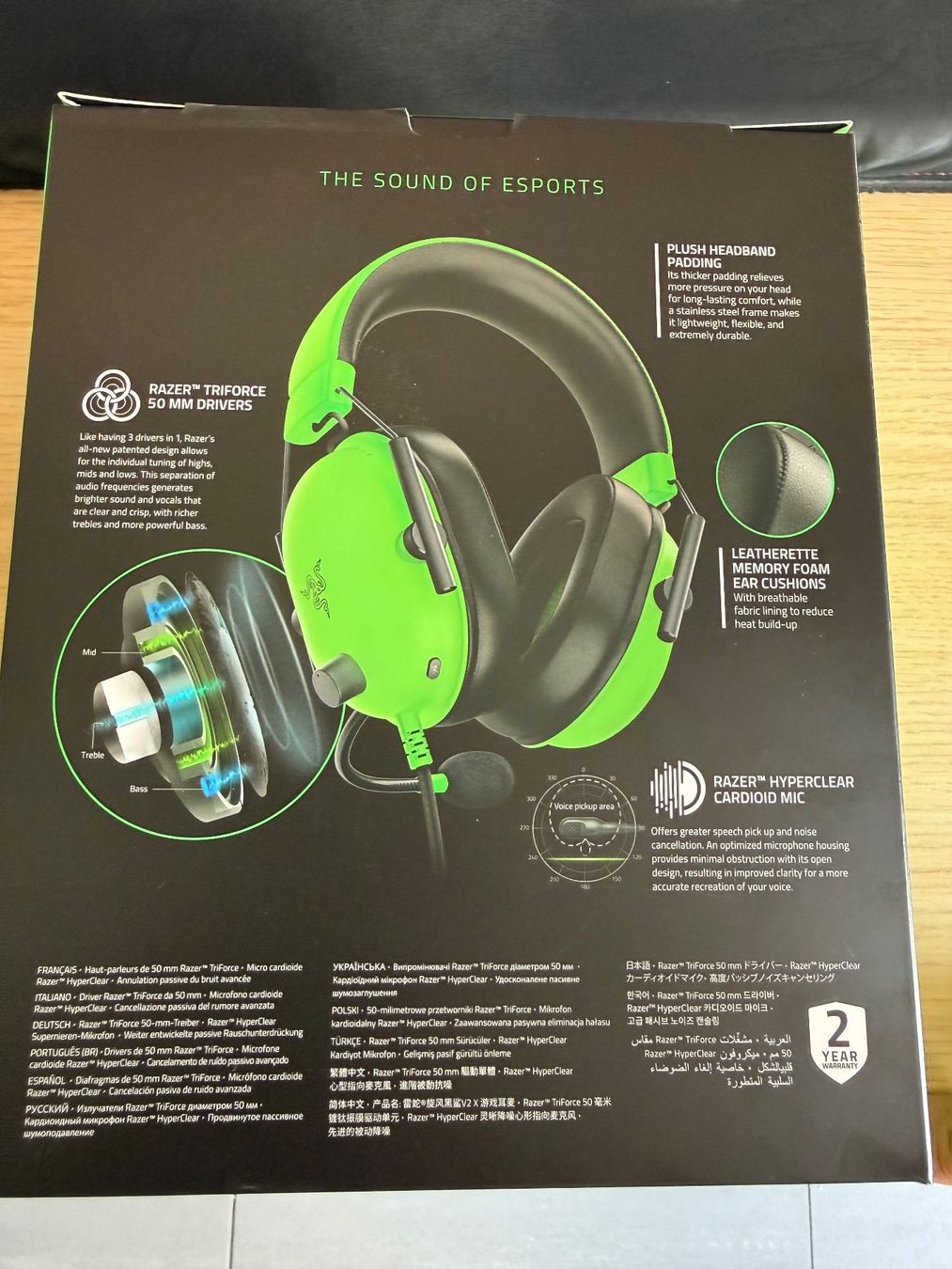 Razer Cuffie: Razer Blackshark v2 X Headset – Usato da Emmenbrücke venduto da csimex01 4