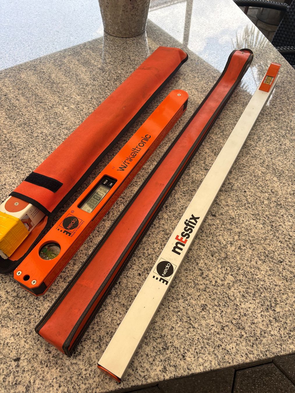 Nedo Messen: Nedo Winkeltronic und Messfix Längenmesser im Set – Gebraucht aus Wangs von Matchless47