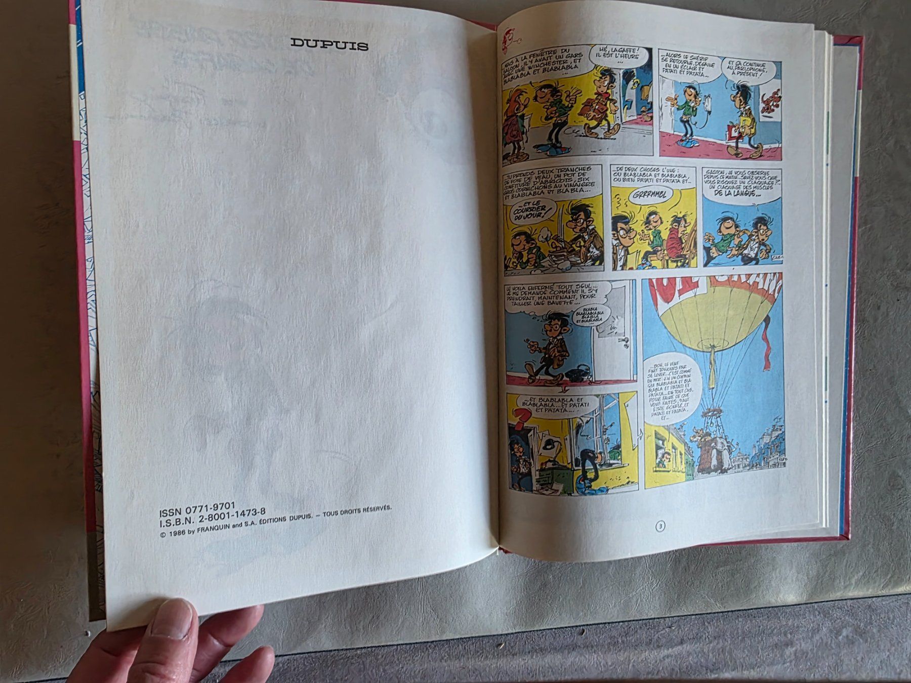 Fumetti: Comic - Gaston - Le Lourd passé de lagaffe - 1986 – Usato da Walterswil BE venduto da Lonitti 4