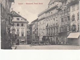 Luzern Weinmarkt ca. 1910