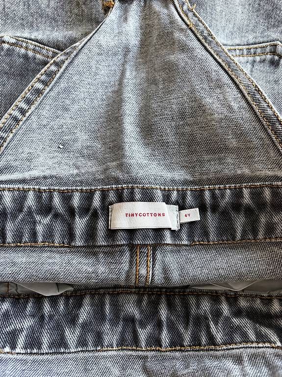 Pantaloni: Latzhose Tiny  Cottons Denim grau, 4Y – Usato da Schlieren venduto da var_dms8 3