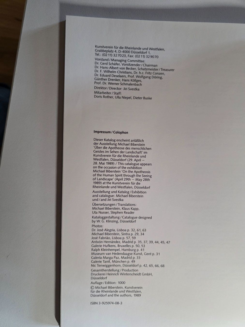 Libri: Michael Biberstein - Bilder Buch Kunst 1/1000 – Usato da Walterswil BE venduto da Lonitti 6