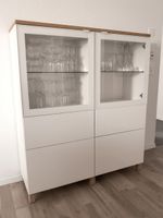 Vitrine / Highboard weiss - BESTA
