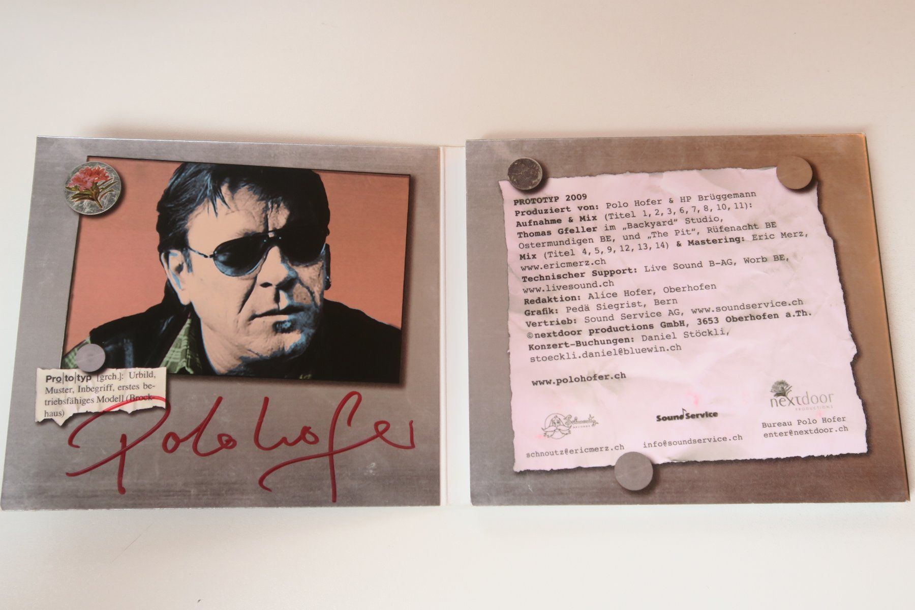 CD: Polo Hofer – Prototyp – Usato da Thun venduto da Karibu70 2