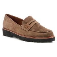 Mocassins Paul Green en daim marron, état d'occasion