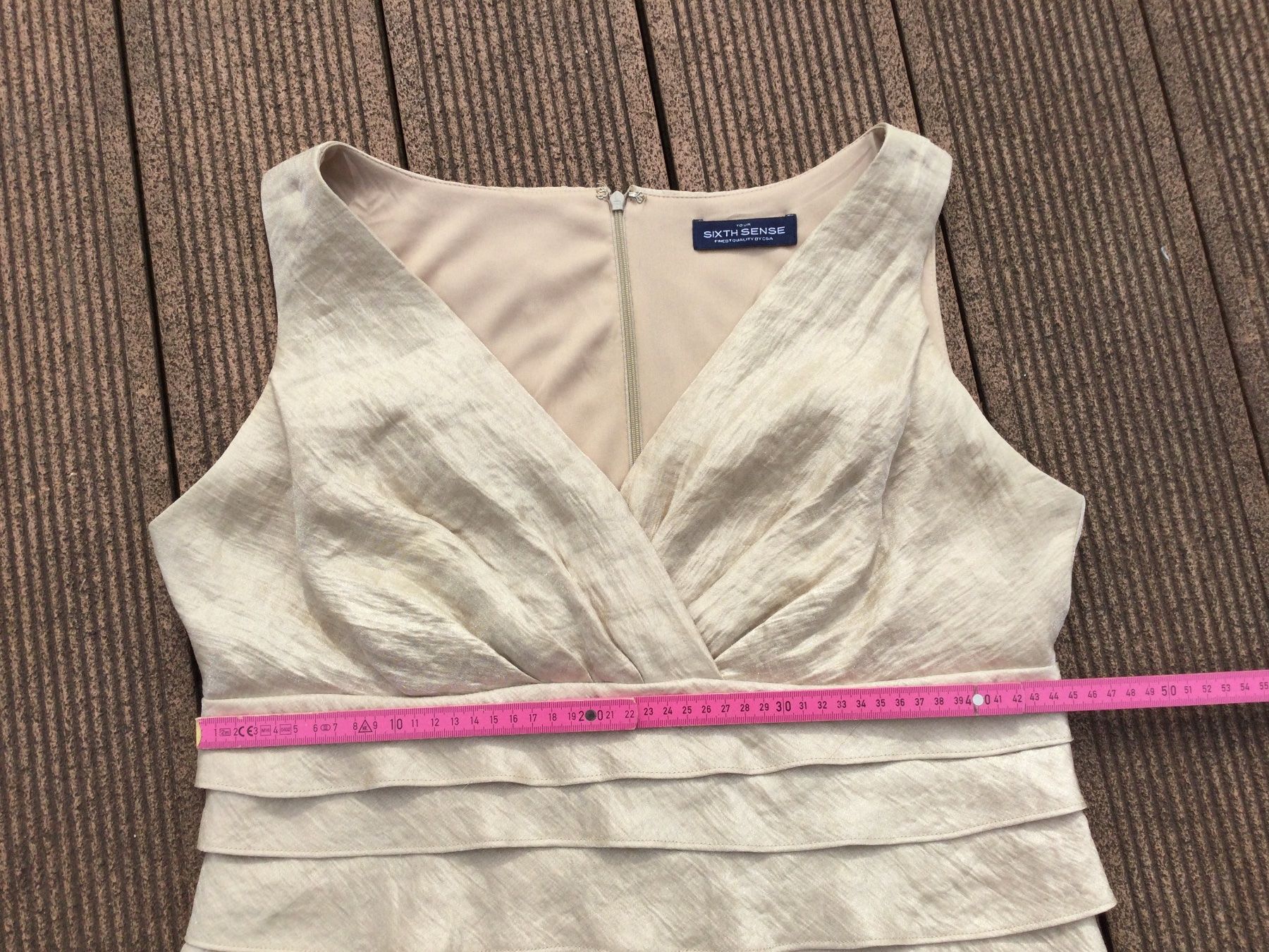 Vestiti: Robe dorée à froufrous SIXTH SENSE, taille L – Nuovo (secondo la descrizione) da Agiez venduto da chouchanelle 8