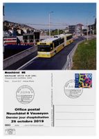 Neuchâtel Vauseyon Letzttag Post Trolleybus transN NAW Hess