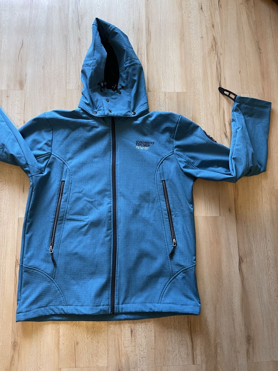 Giacche: Veste softshell Scandinavian Explorer. Bleue turquoise L – Nuovo (secondo la descrizione) da Kloten venduto da Vermicelles 1