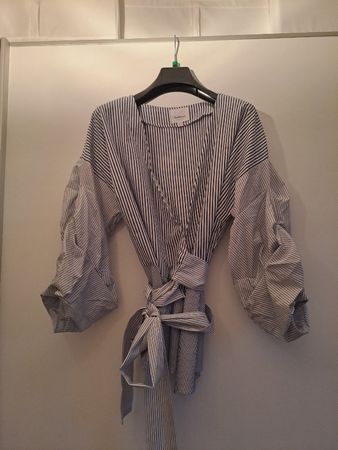 Damen Wickelbluse InWear gestreift Grösse S guter Zustand