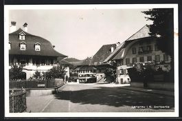 Langnau i. E., Dorfpartie mit Hotel Hirs