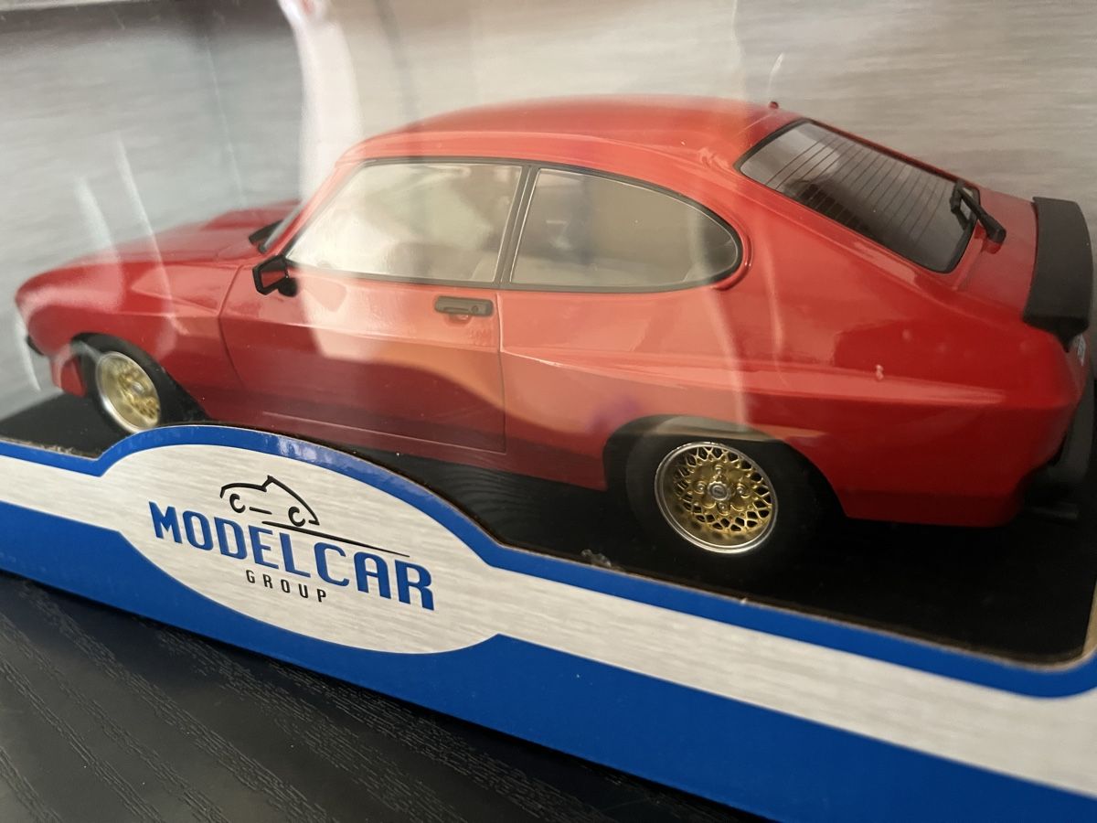 Ford Modellini d'auto: Ford Capri MKll X-Pack. 1:18 – Nuovo e nell'imballaggio originale da Rümlang venduto da Papamoll4 3