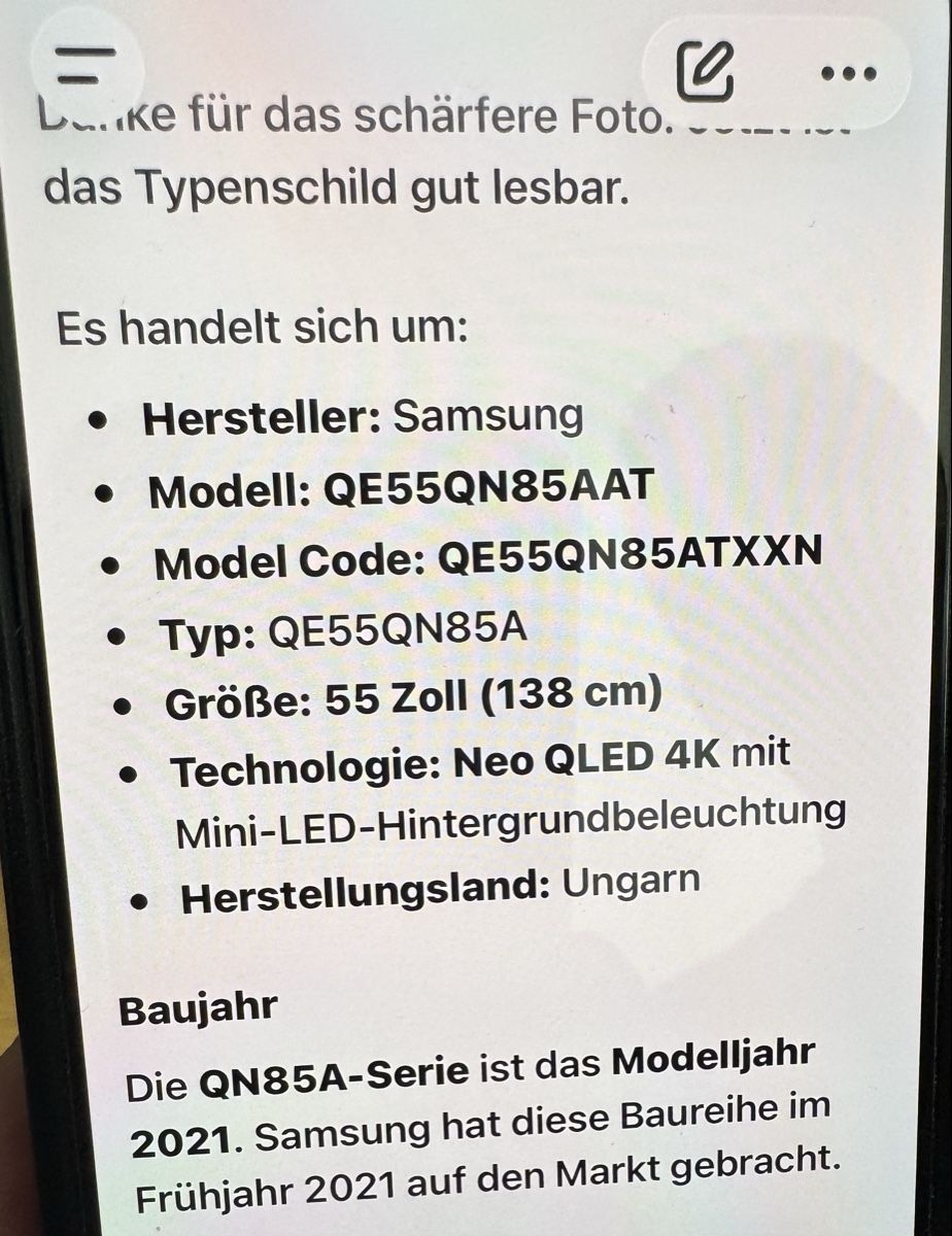 Samsung Televisori: TV Samsung 55 Zoll schwarz – Usato da Bever venduto da Nivotrade 5