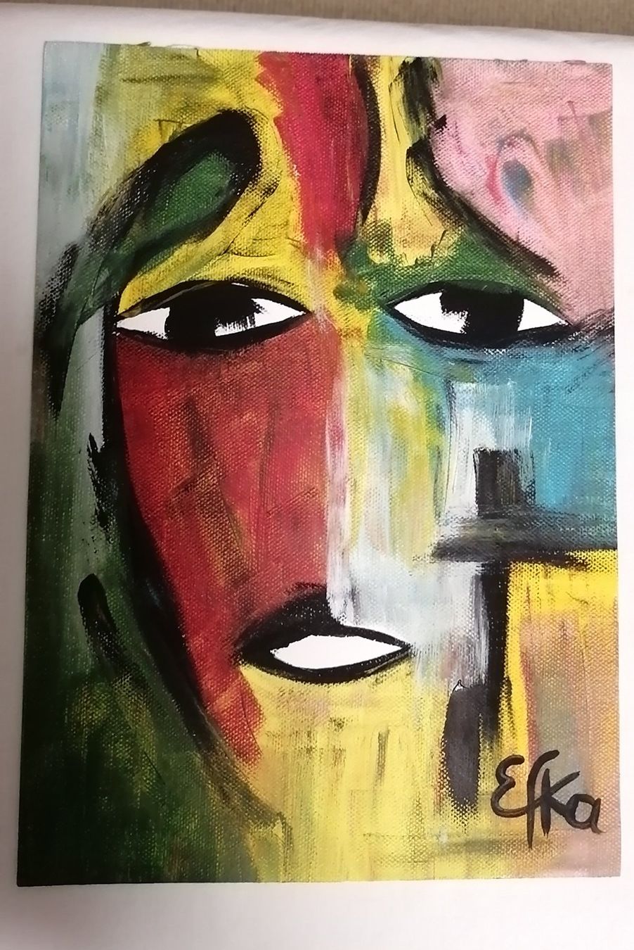 Dipinti: Anna Efka - The Face - ROSENNA – Usato da Novazzano venduto da malu36