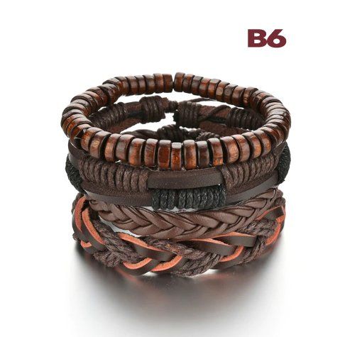 COOLSTEELANDBEYOND Anker-Armband Aus Leder – Nautisches Design Für Damen & Herren