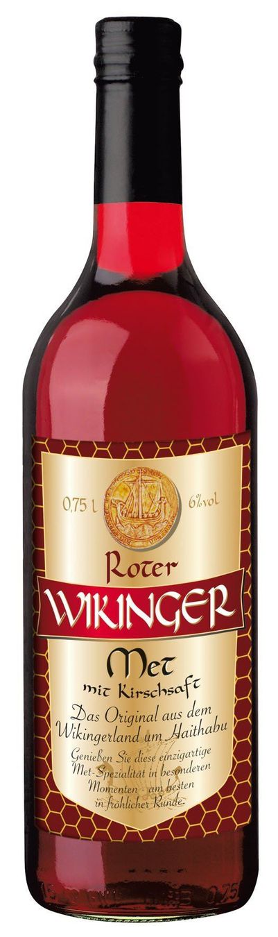 Bevande alcoliche: 6x Roter Wikinger Met – Nuovo e nell'imballaggio originale da Cham venduto da Drink-Energy