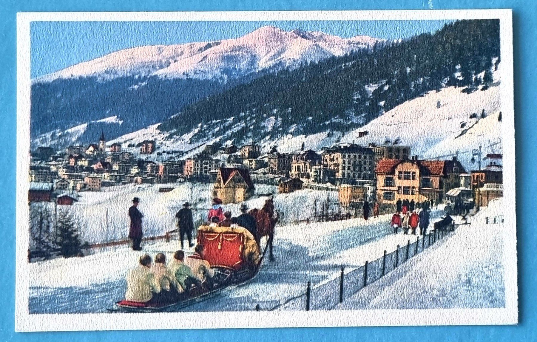 Cartoline postali: Davos - Wintersport – Usato da Rothrist venduto da RROENK