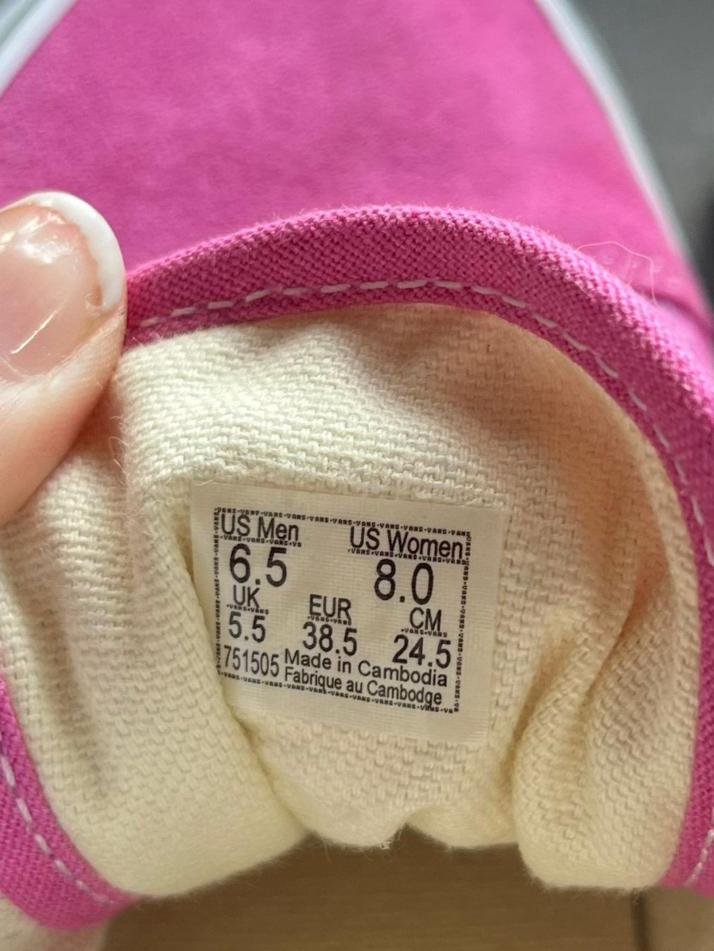 Vans Scarpe da donna: Vans Schuhe Pink Grösse EUR 38.5 – Usato da Davos Glaris venduto da tmf_2fmh 2