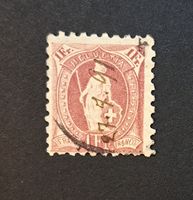Stehende Helvetia SBK 71B mit Hand-Datum Stempel