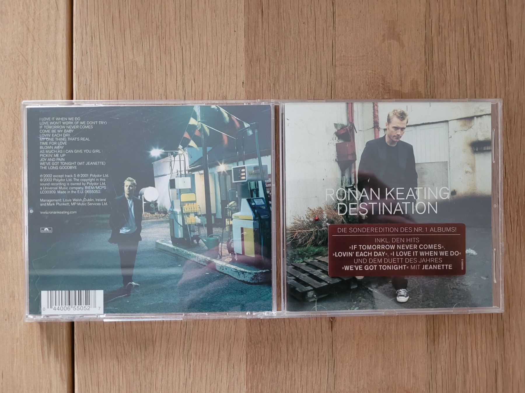 CD: CD Ronan Keating - Destination, 2002 – Usato da Nebikon venduto da Harley-Davidson01