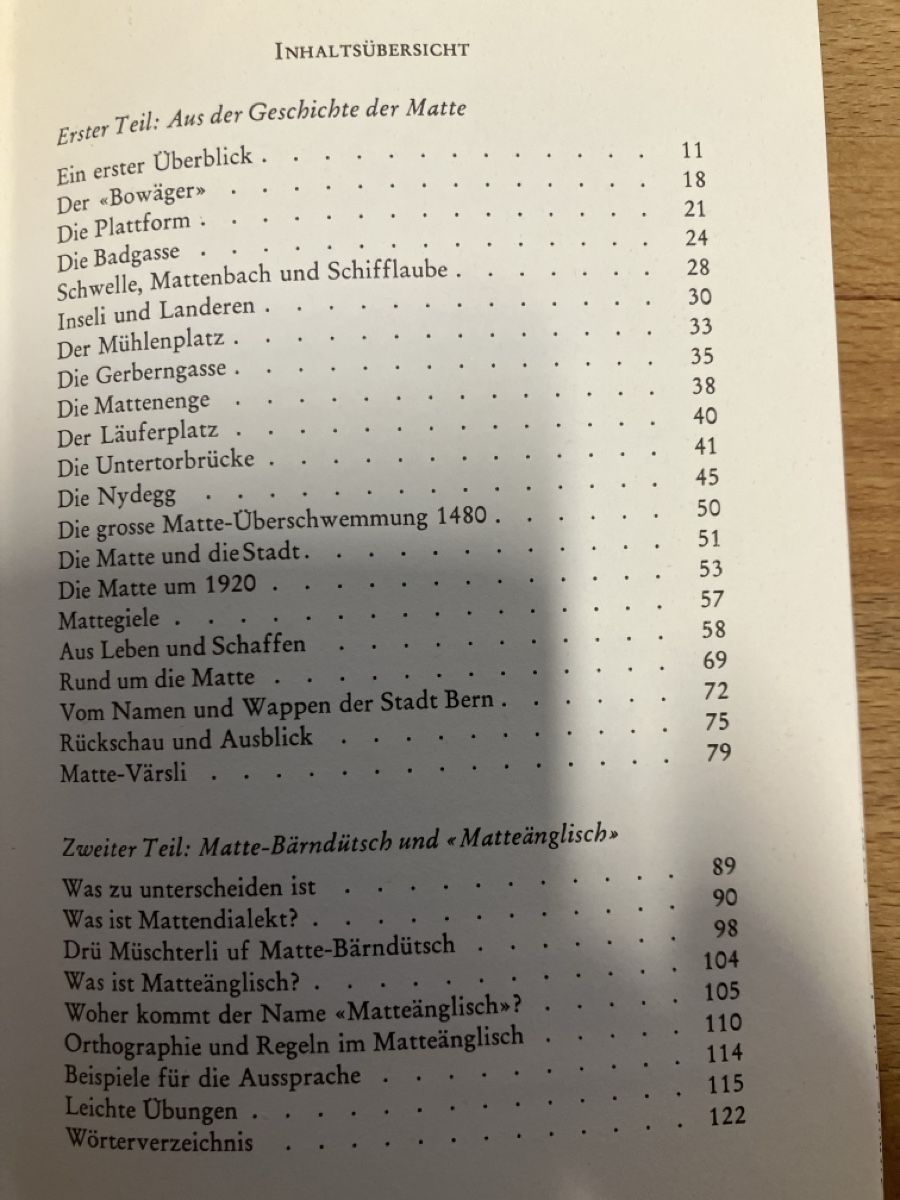 Libri: Buch Matteänglisch 1971  – Usato da Erlenbach im Simmental! venduto da Simmentaler-Perlen 5