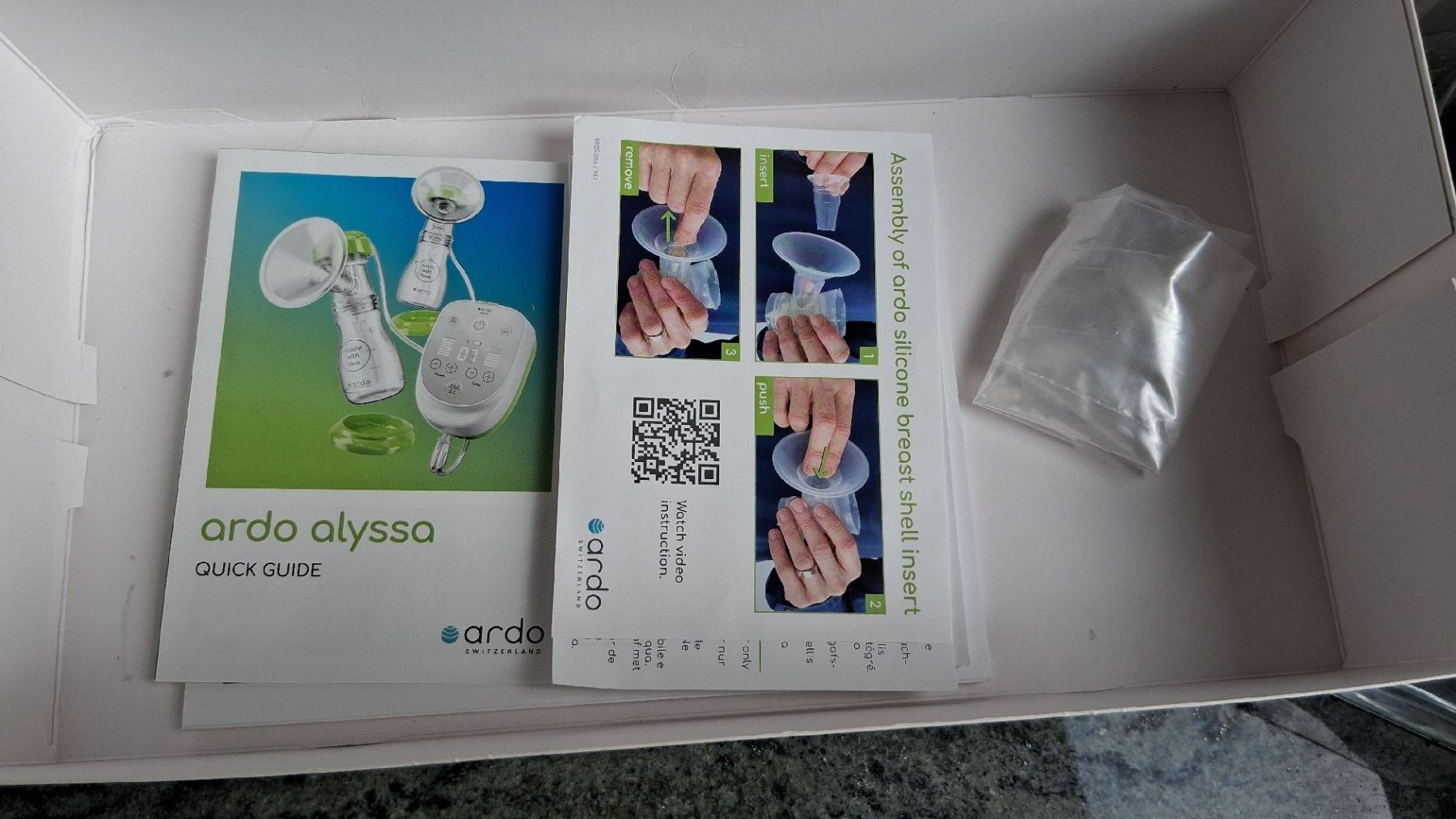 Stillzubehör: Ardo Alyssa Double elektr. Milchpumpe mit 2 Single Pumpset – Neu (gemäss Beschreibung) aus Wettingen von Atollkirsche 1