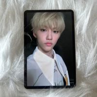 stray kids felix clé yellow wood album photocard