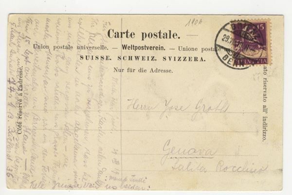 Cartoline postali: AK SCHWEIBENALP bei Brienz 29.8.1919 – Usato da Kirchberg BE venduto da Mgh 3