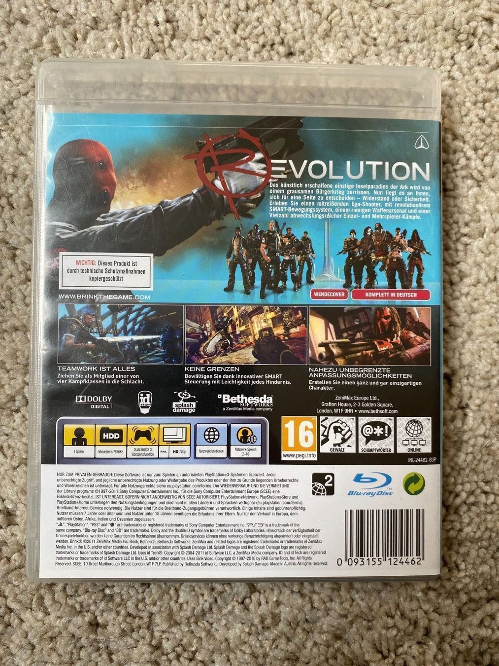 Sony Giochi: Brink für PS3 PlayStation 3 – Usato da Winkel venduto da RiMa95 2