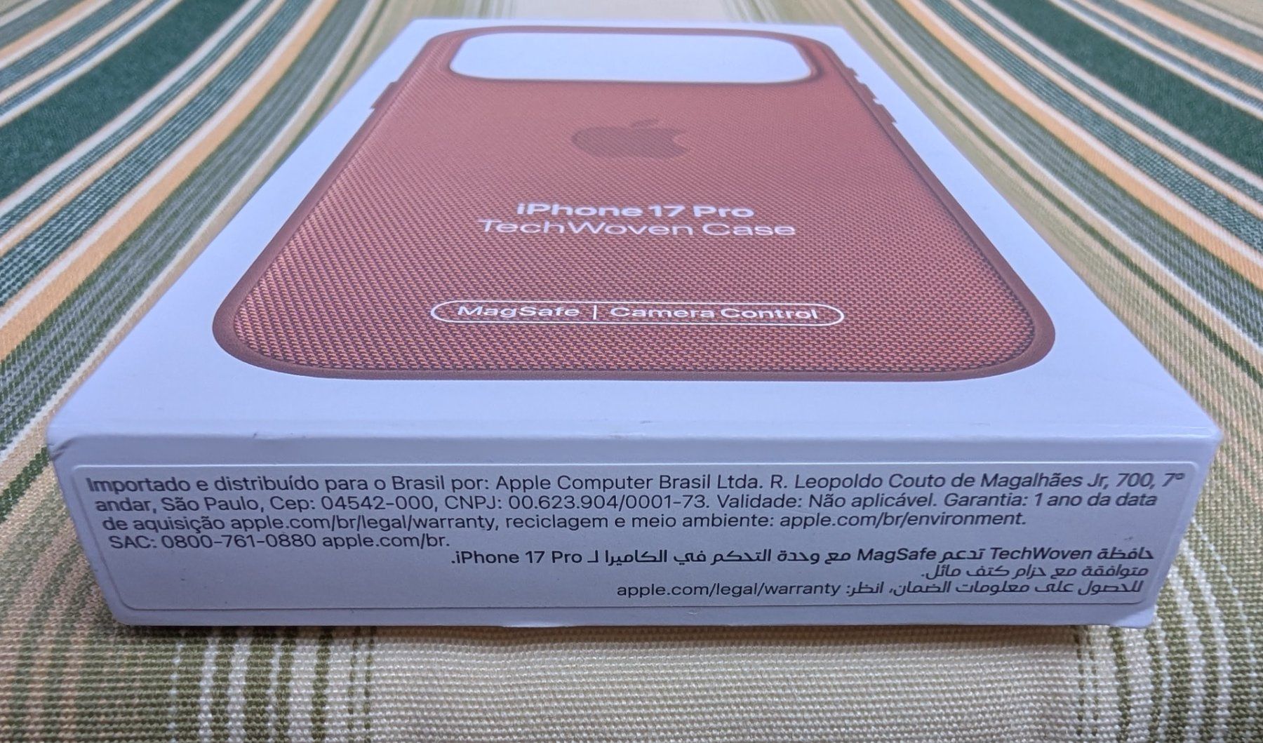 Apple Cover & Protezioni schermo: iPhone 17 Pro TechWoven Case mit MagSafe - Siena – Nuovo e nell'imballaggio originale da Herrliberg venduto da aandrey 2