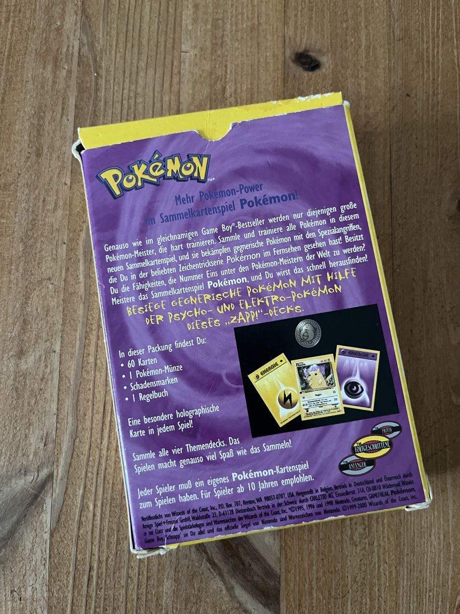 Pokémon Carte collezionabili: Pokémon Karten Deck, Zapp, Basis, deutsche Karten – Usato da Männedorf venduto da Qurop 1