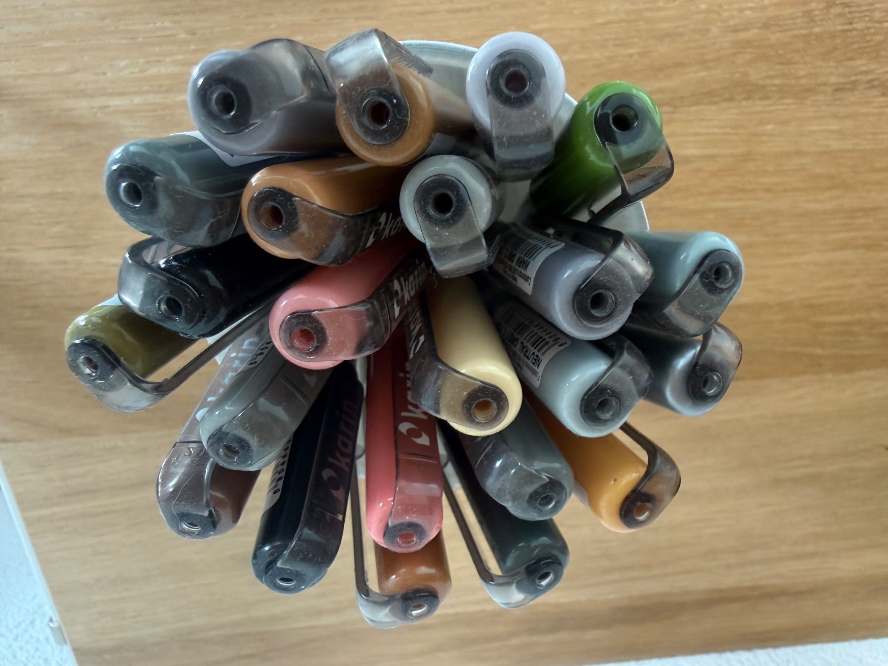 Penna & Evidenziatori: lot de stylos brushmarker Karin – Usato da Marly venduto da FabienD 2