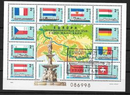 Ungarn Block 128A Schiffe gestempelt 28.12.1977