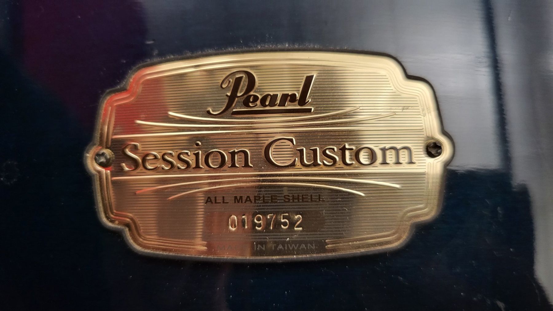 Strumenti musicali: Pearl Session Custom Marine Blue Fade Shellset (no Hardware) – Usato da Luzern venduto da mastodonrocks 3
