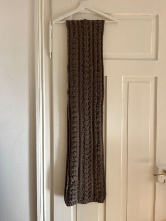 Parentis Schal 100% Kaschmir Dunkelbraun 220 cm Unisex