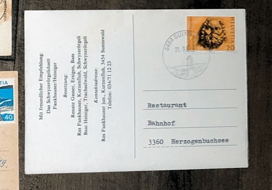 CD: Musig FANKHAUSER - HEINIGER – Usato da Lufingen venduto da Rac0 1