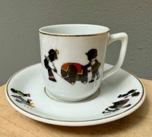 Kleine alte Kindertasse Langenthal Porzellan 1937