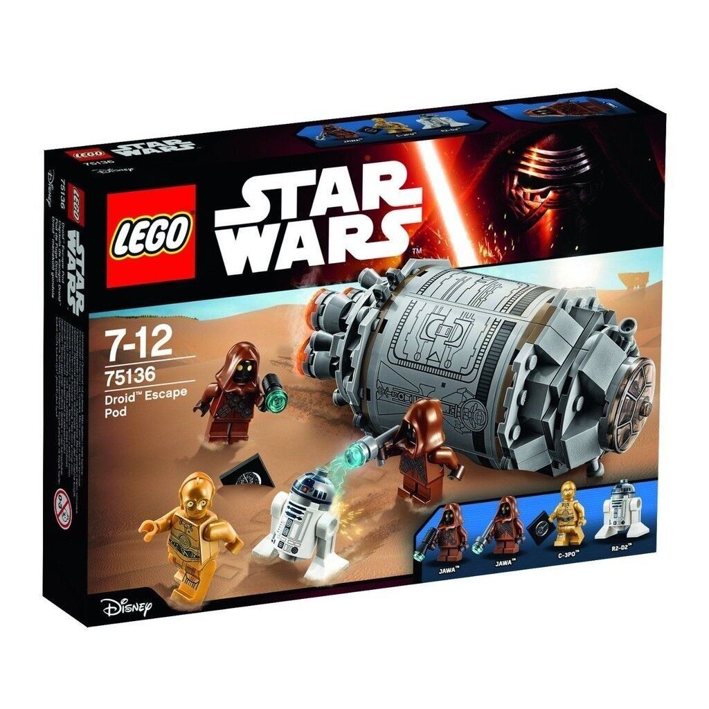 Lego Spielzeuge: LEGO STAR WARS Droid Escape Pod - LEGO 75136 – Neu und originalverpackt aus Müstair von 1Collector1