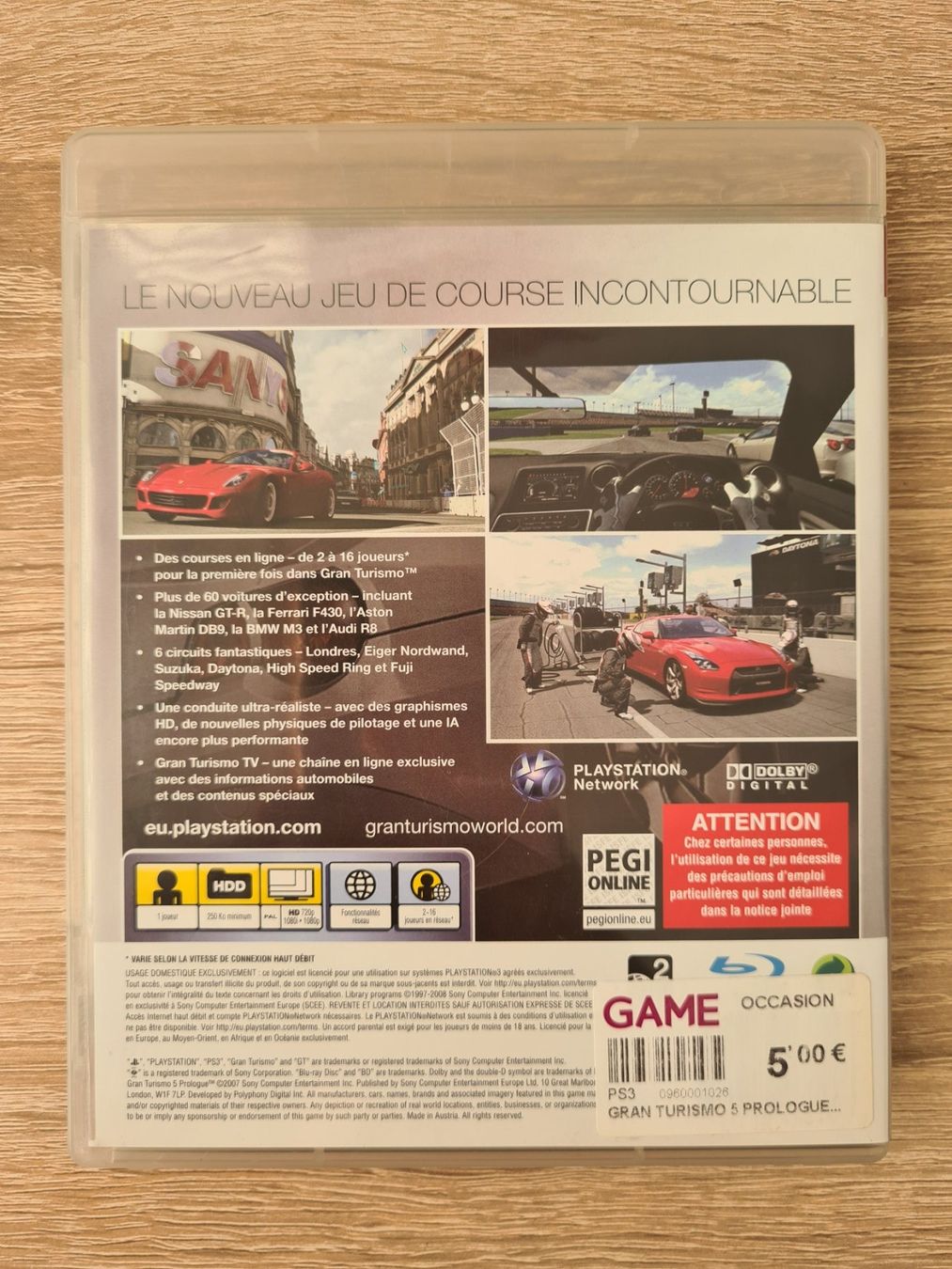 Giochi: Gran Turismo 5 Prologue (Multilanguage) - PS3 – Usato da Carouge GE venduto da Gasco 1