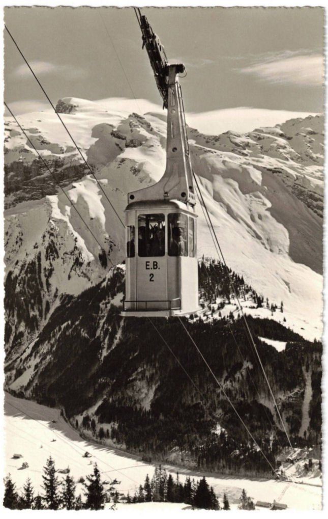 Ansichtskarten: Engelberg - Luftseilbahn Brunni – Gebraucht aus Binningen von Mountainrider