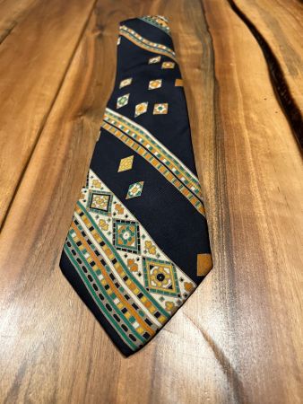 Cravate vintage - Madelios, Paris - Soie