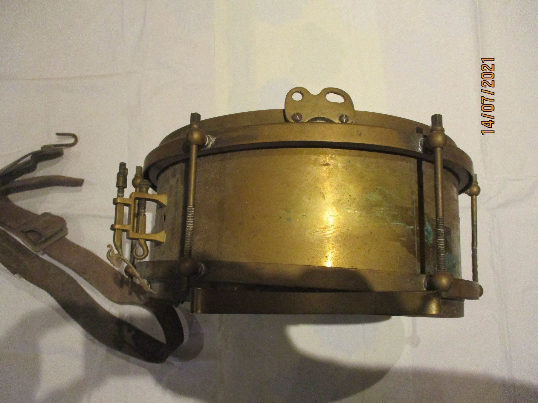 Strumenti musicali: VINTAGE MARCHING SNARRE /TROMMEL MESSING – Usato da Weissbad venduto da Usw63 7