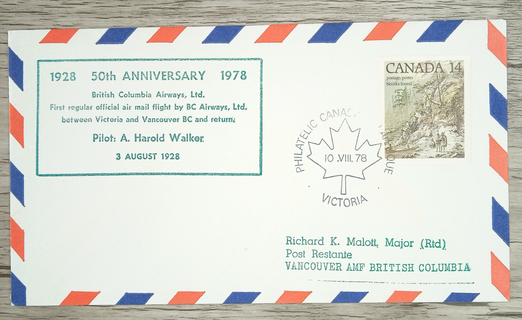 Tutti i francobolli: TR102 Enveloppe + Timbre Canada 1978 Theme Aviation – Usato da Cousset venduto da Patrick_Collections