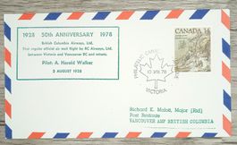 TR102 Enveloppe + Timbre Canada 1978 Theme Aviation